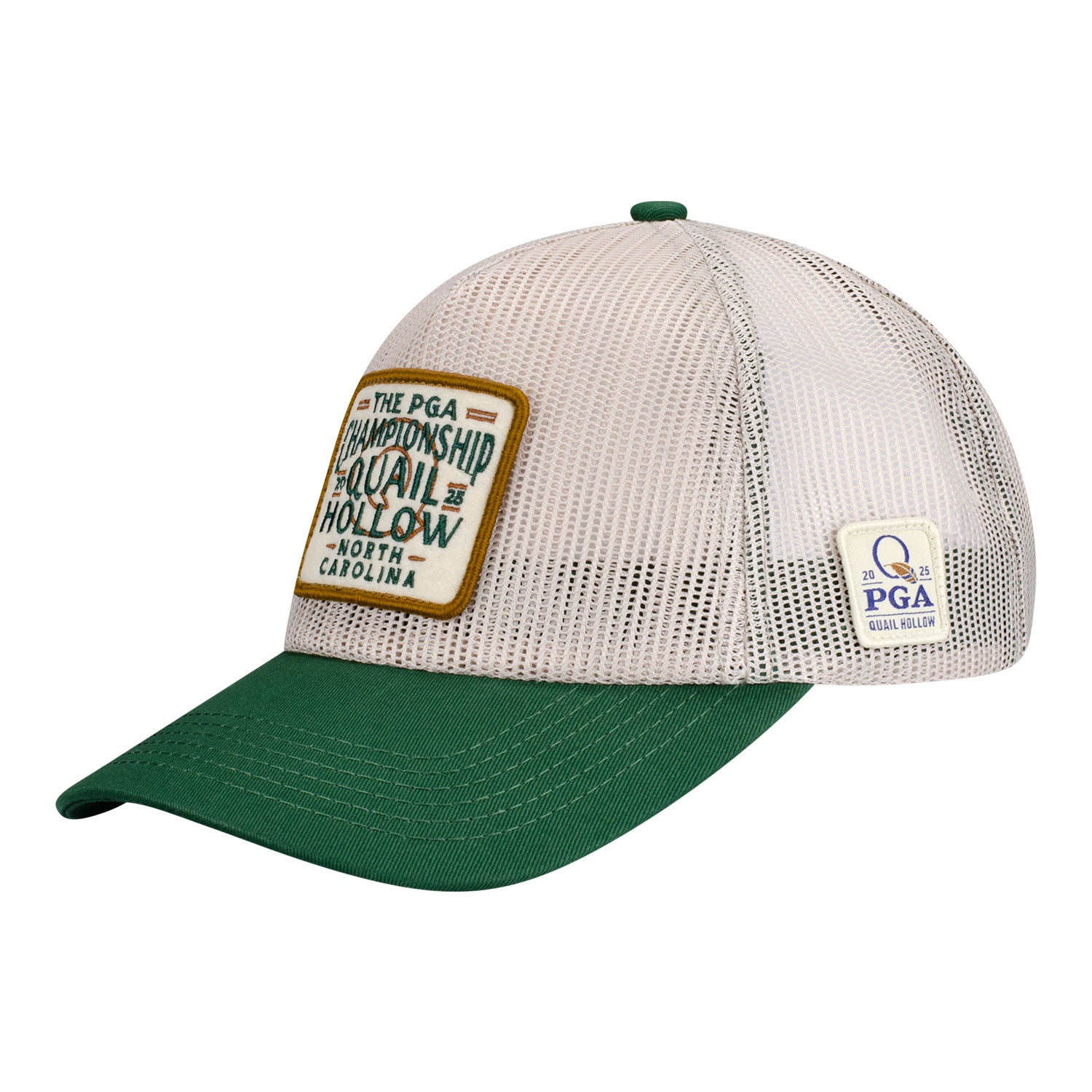 Barstool 2025 PGA Championship All Mesh Snapback in Beige and Green