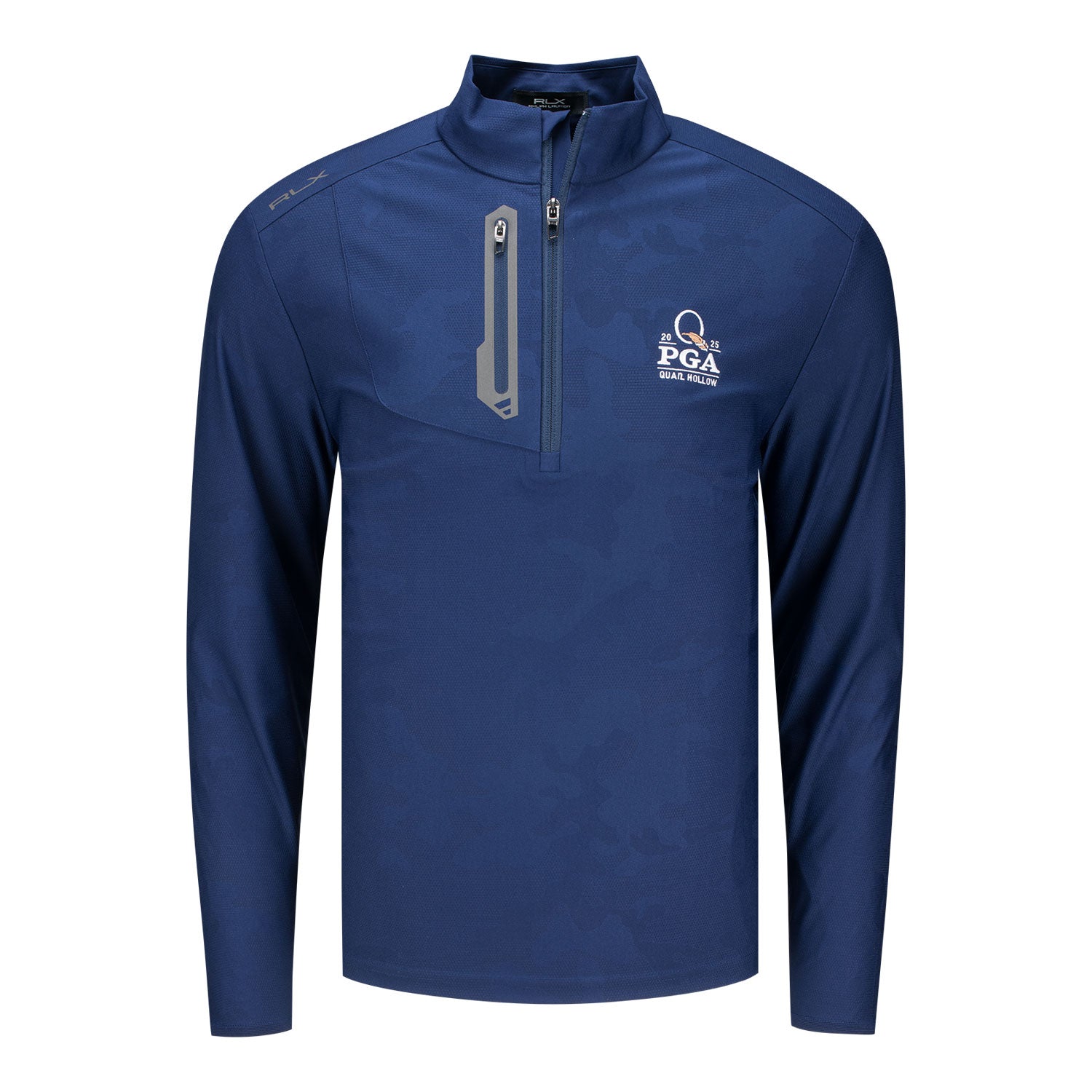 Ralph Lauren 2025 PGA Championship Performance Quarter Zip in Refined Navy Camo