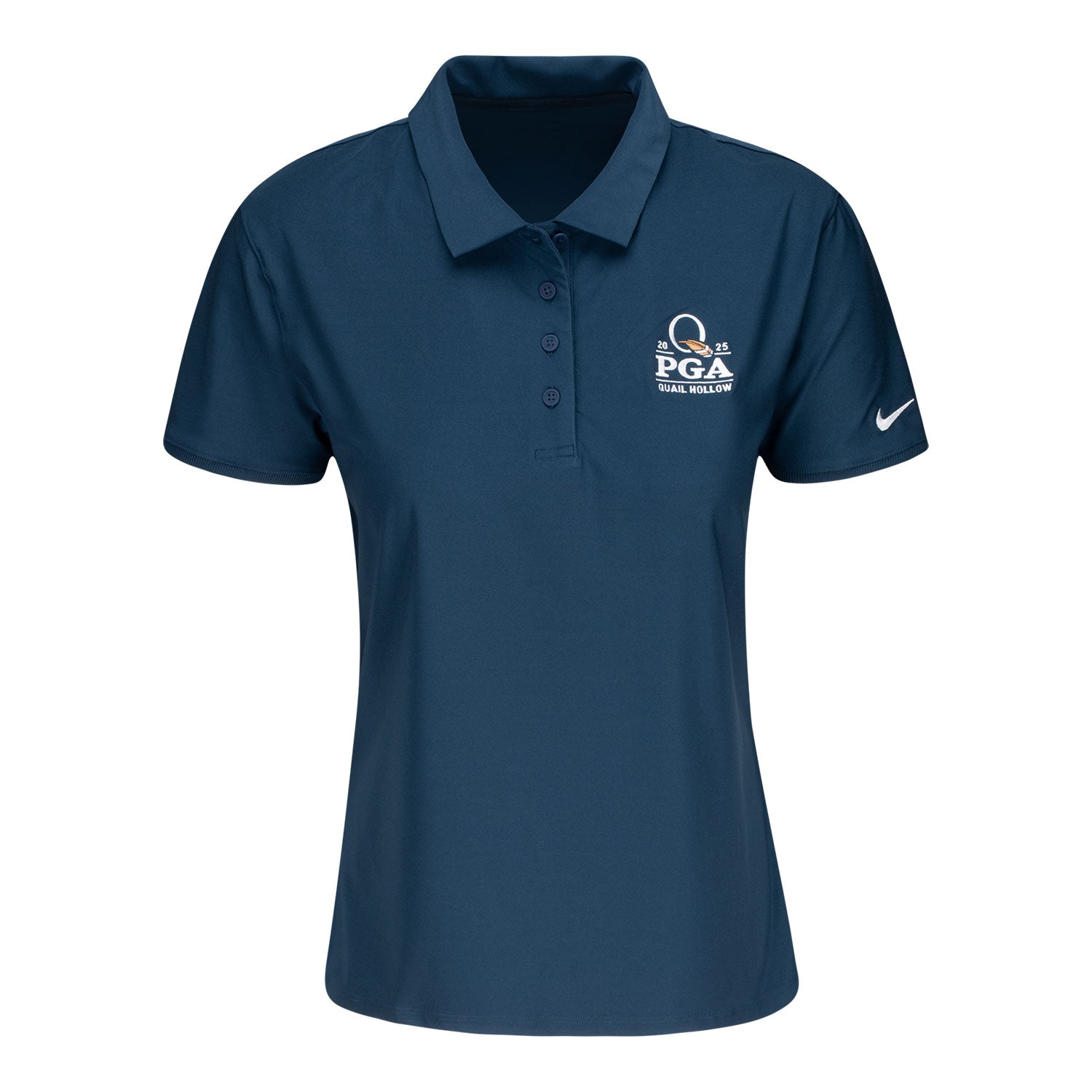 Nike 2025 PGA Championship Ladies Victory Short Sleeve Polo in Armory Navy