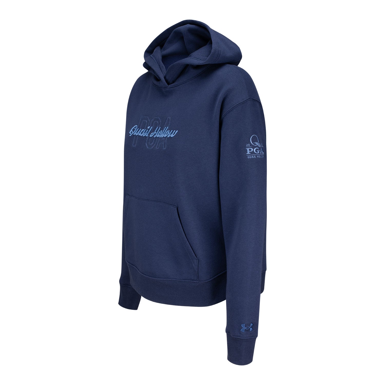Under Armour 2025 PGA Championship Ladies Embroidered All Day Hoodie in Midnight Navy 2 Under Armour 2025 PGA Championship Ladies Embroidered All Day Hoodie in Midnight Navy