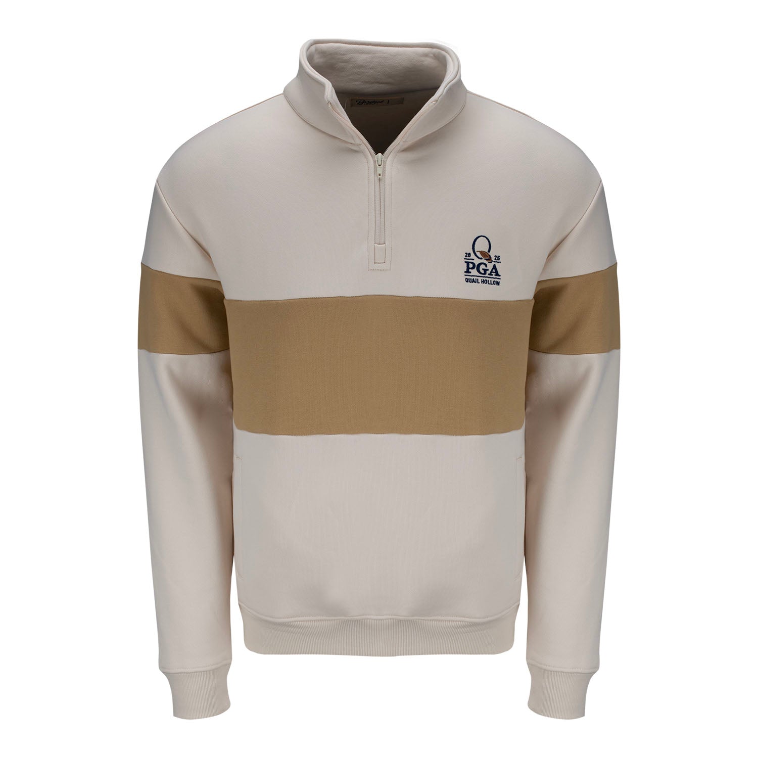 Barstool 2025 PGA Championship College Quarter Zip in Beige