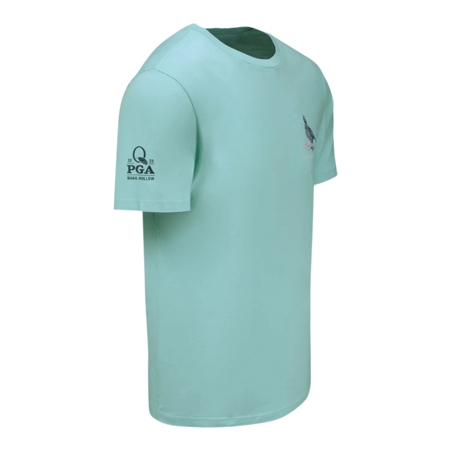 GFore 2025 PGA Championship Quail Bird T-Shirt in Mint Green 2 GFore 2025 PGA Championship Quail Bird T-Shirt in Mint Green