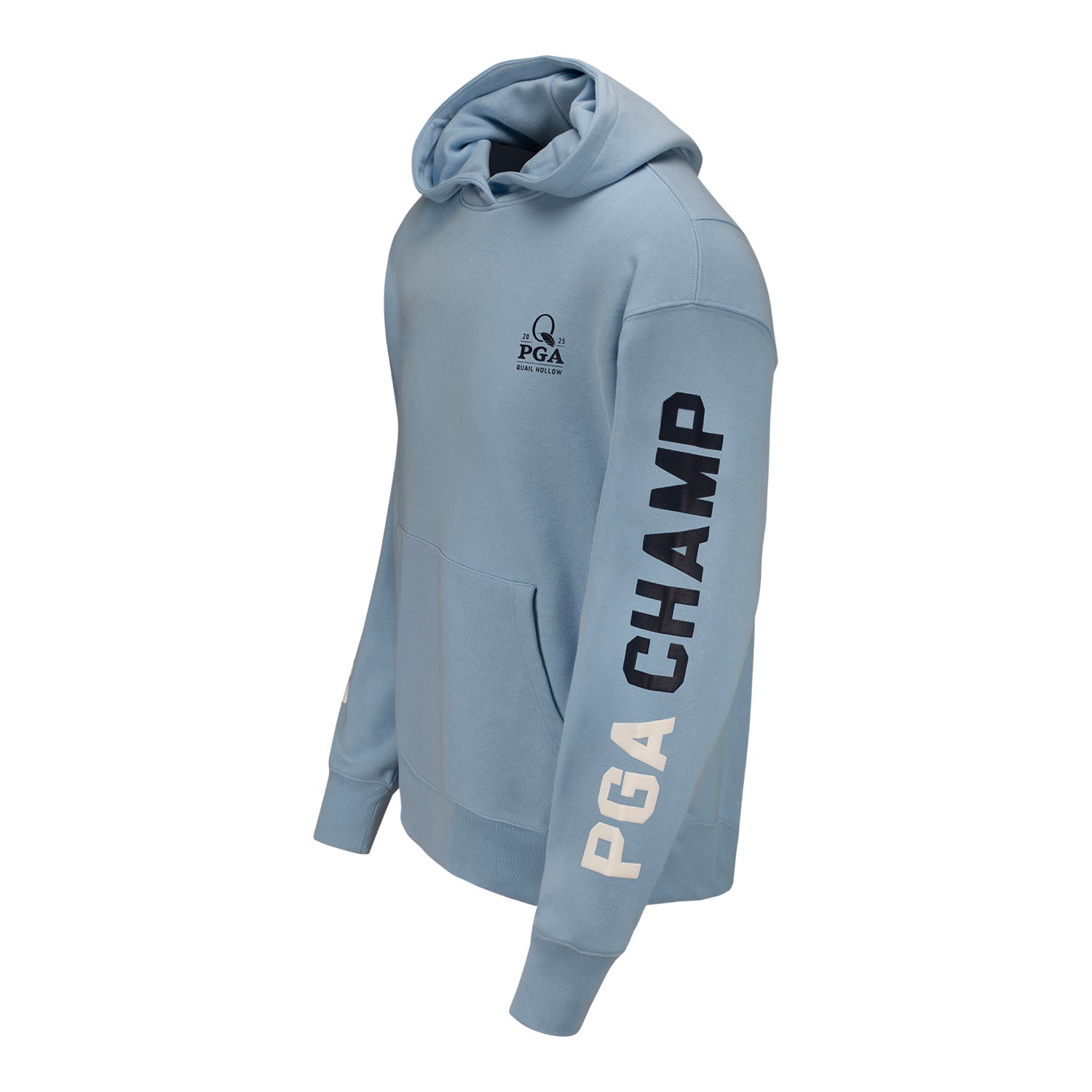 GFore 2025 PGA Championship Text Sleeve Hoodie in Light Blue 2 GFore 2025 PGA Championship Text Sleeve Hoodie in Light Blue