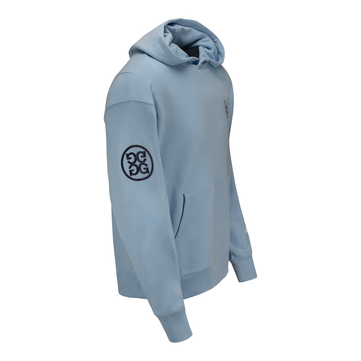 GFore 2025 PGA Championship Text Sleeve Hoodie in Light Blue 3 GFore 2025 PGA Championship Text Sleeve Hoodie in Light Blue
