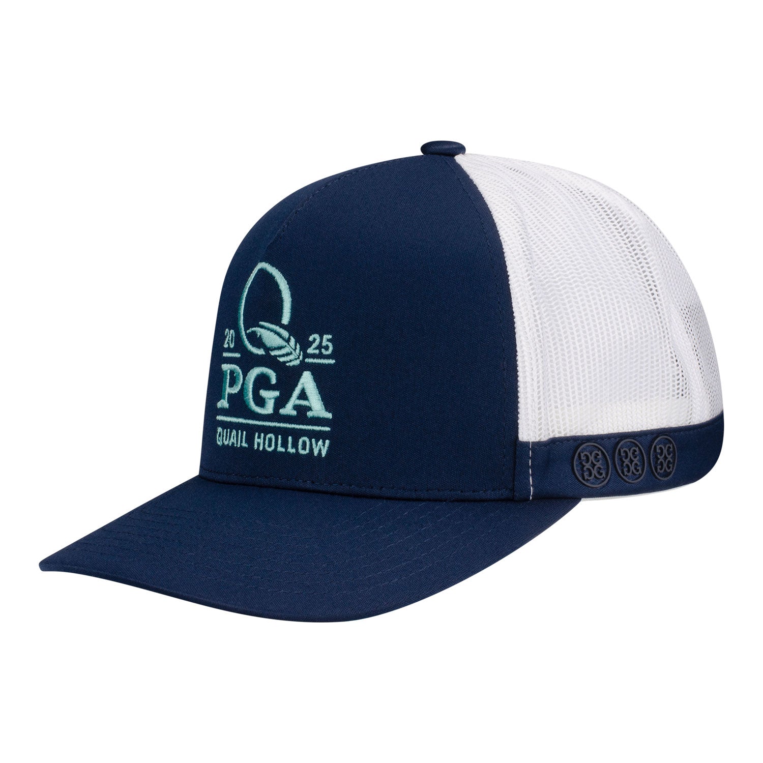 GFore 2025 PGA Championship Logo Hat in Navy and White