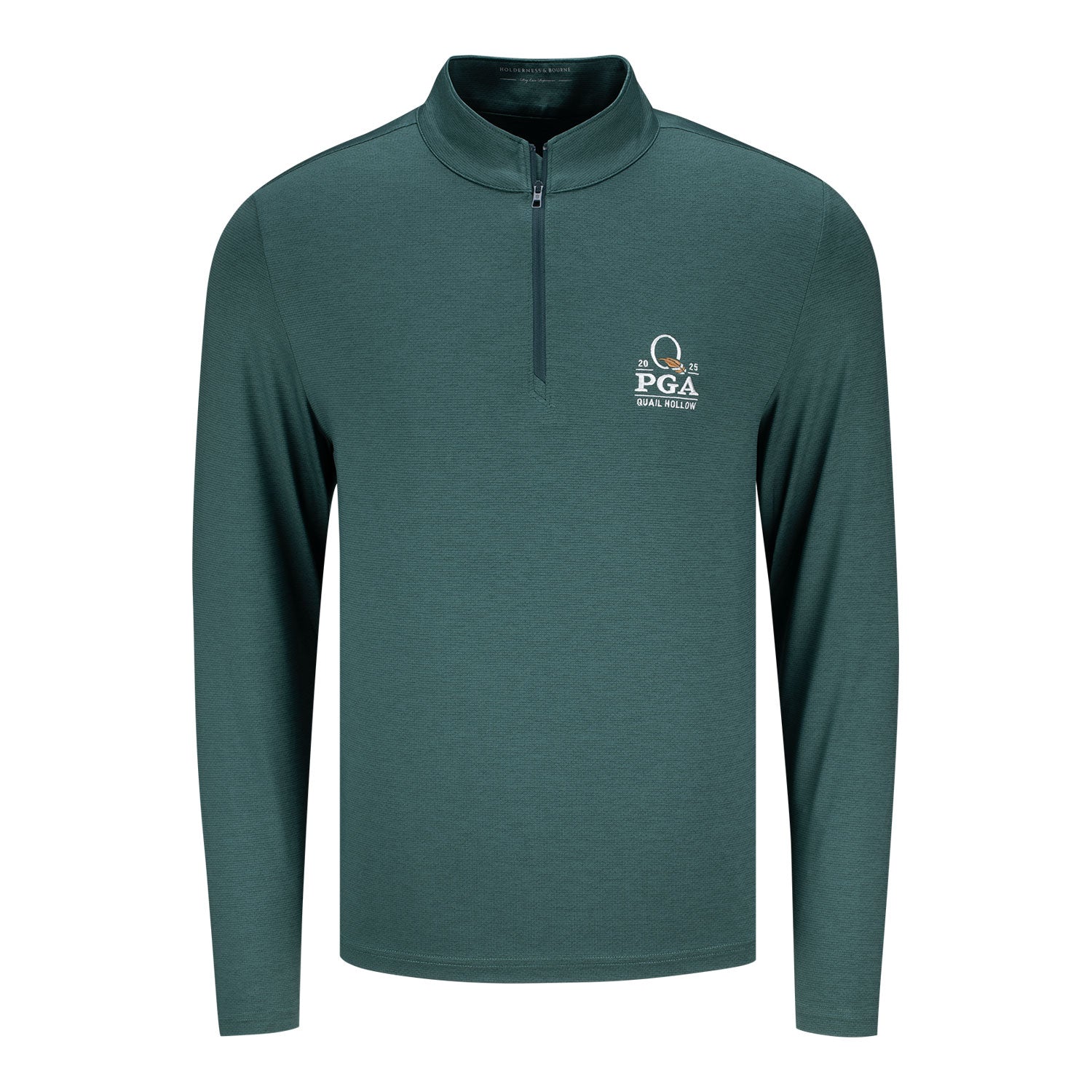 Holderness & Bourne 2025 PGA Championship Bell Performance Pullover in Dark Heathered Sage