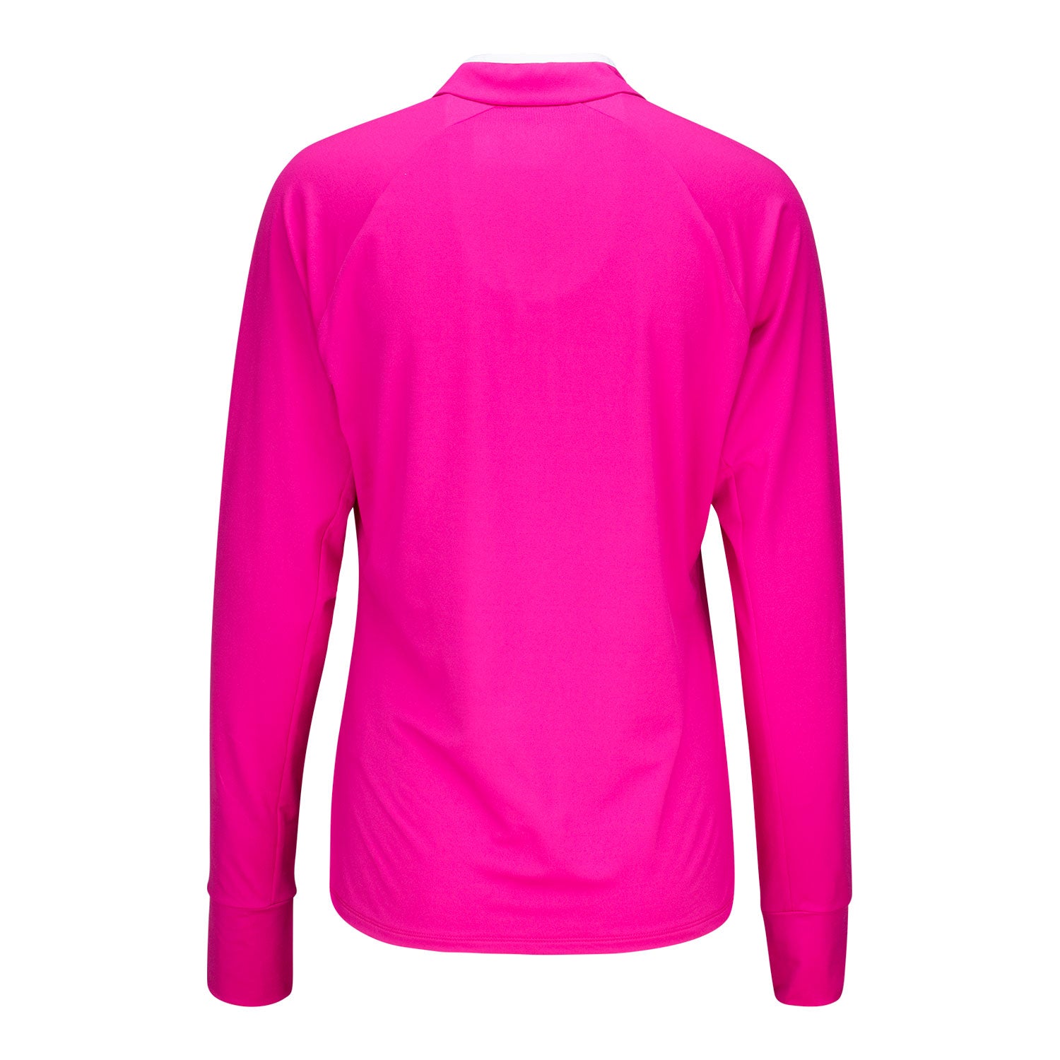 Ralph Lauren 2025 PGA Championship Women's Peached Jersey Quarter Zip in Bright Pink 2 Ralph Lauren 2025 PGA Championship Women's Peached Jersey Quarter Zip in Bright Pink