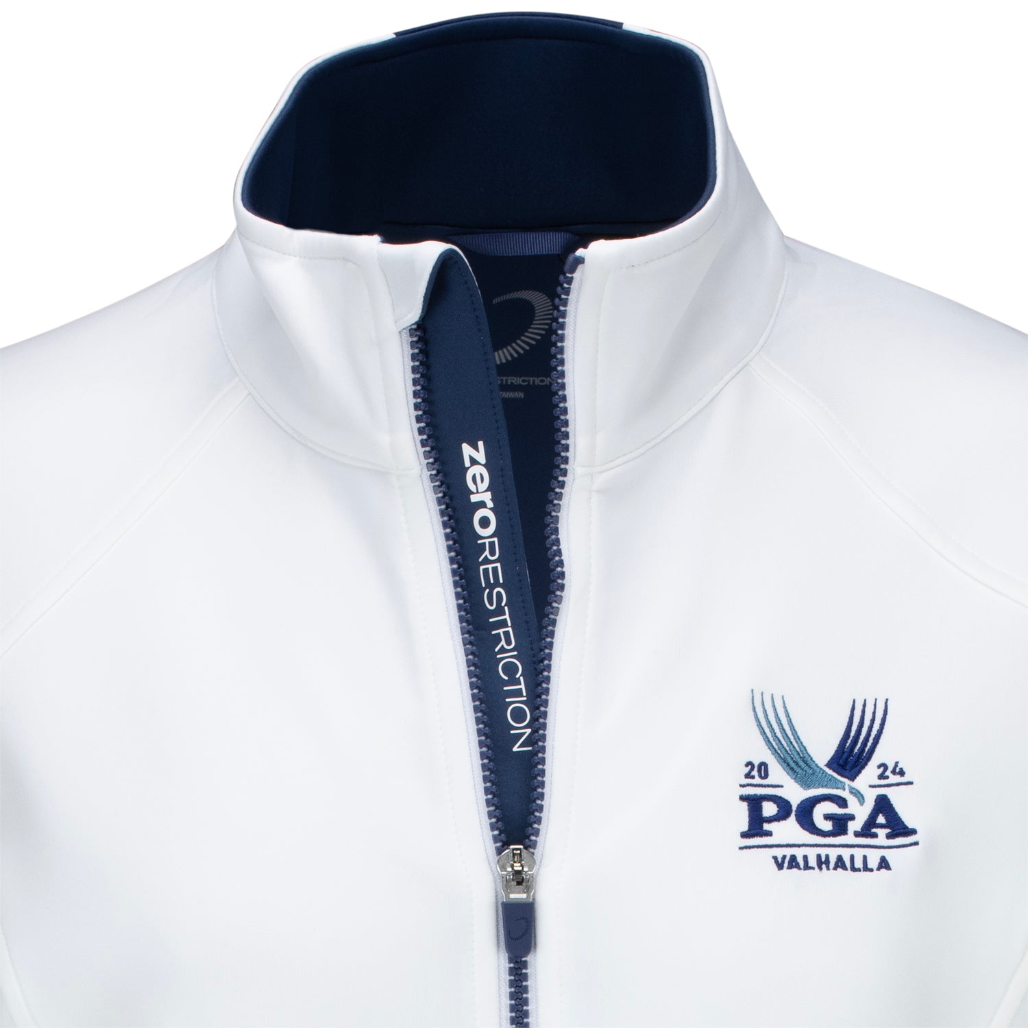 Zero Restriction Ladies Mikaela Full Zip Jacket in White 2 Zero Restriction Ladies Mikaela Full Zip Jacket in White