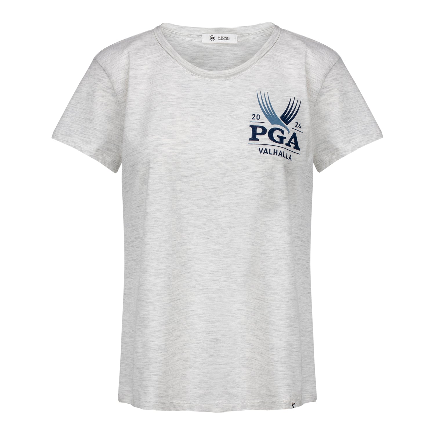 '47 Brand 2024 PGA Championship Women's Premier Frankie Short Sleeve Tee in Relay Grey