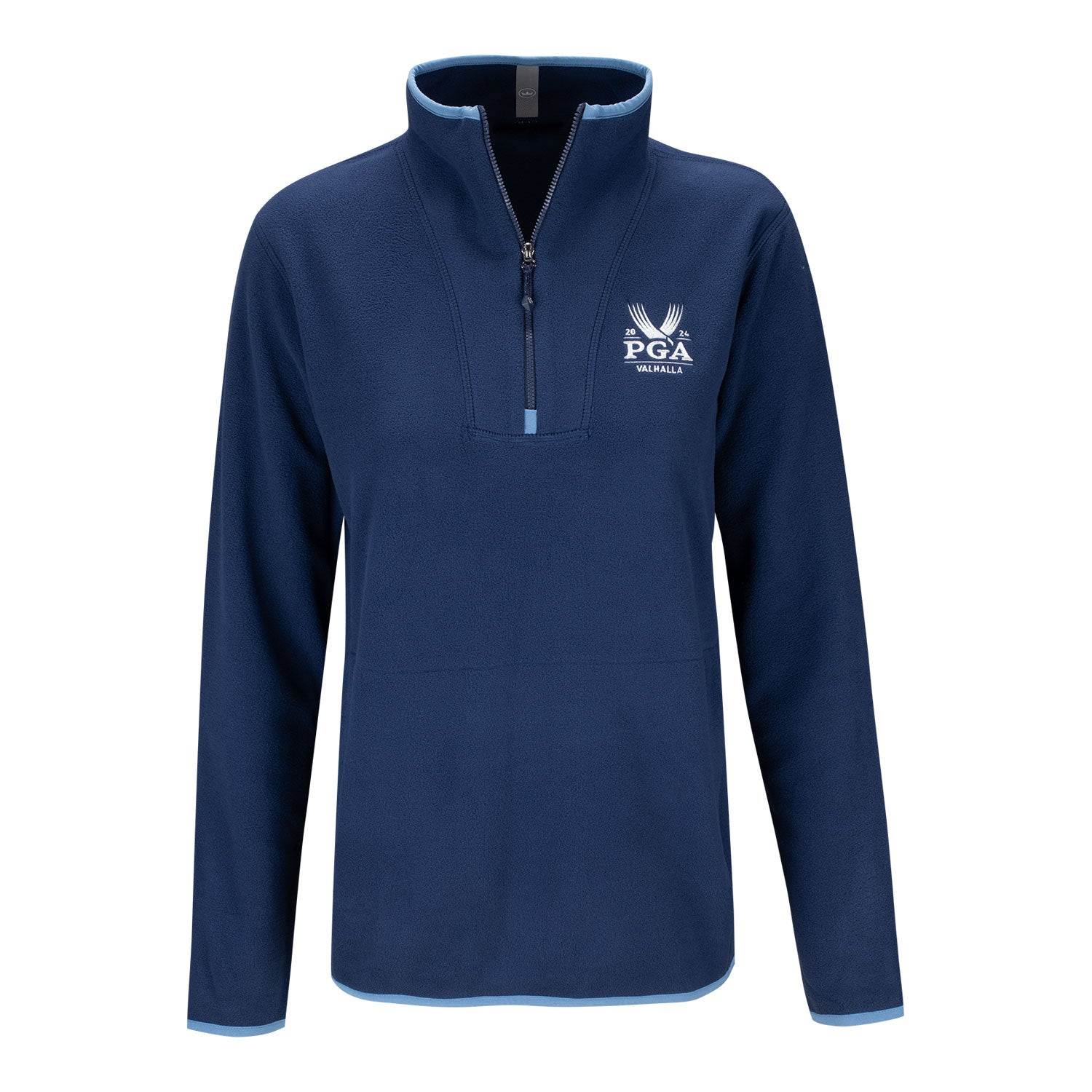 Peter Millar 2024 PGA Championship Women's Garland Microfleece Quarter Zip in Navy
