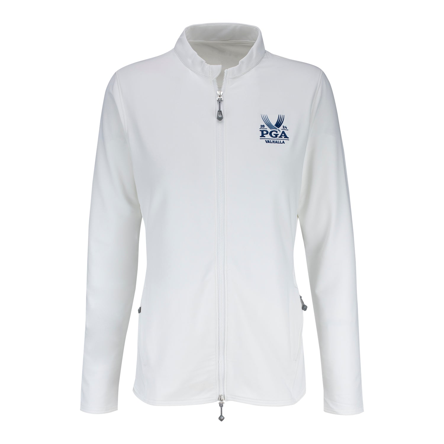 Peter Millar 2024 PGA Championship Women's Katy Full Zip in White