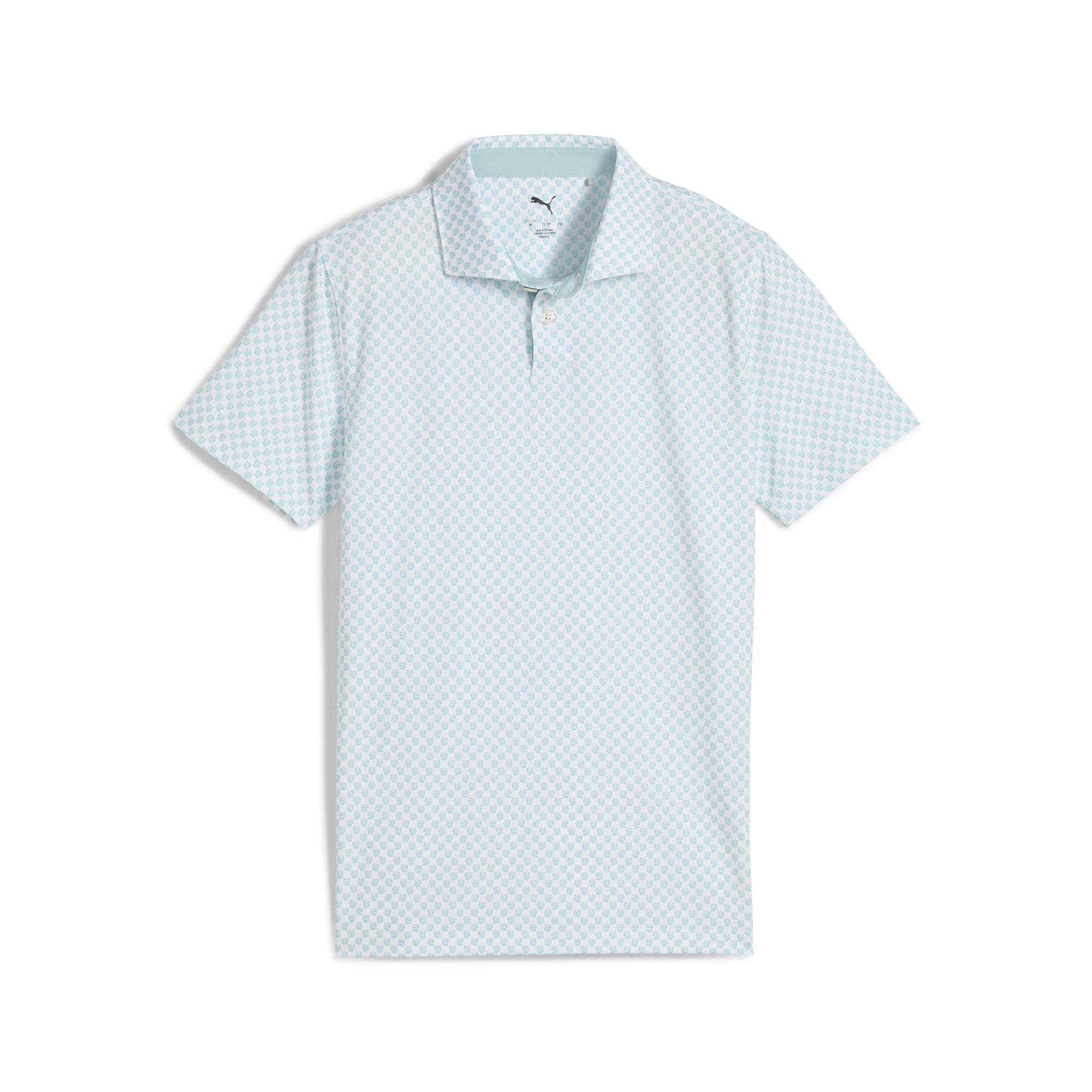 Boy's MATTR Micro Florals Golf Polo