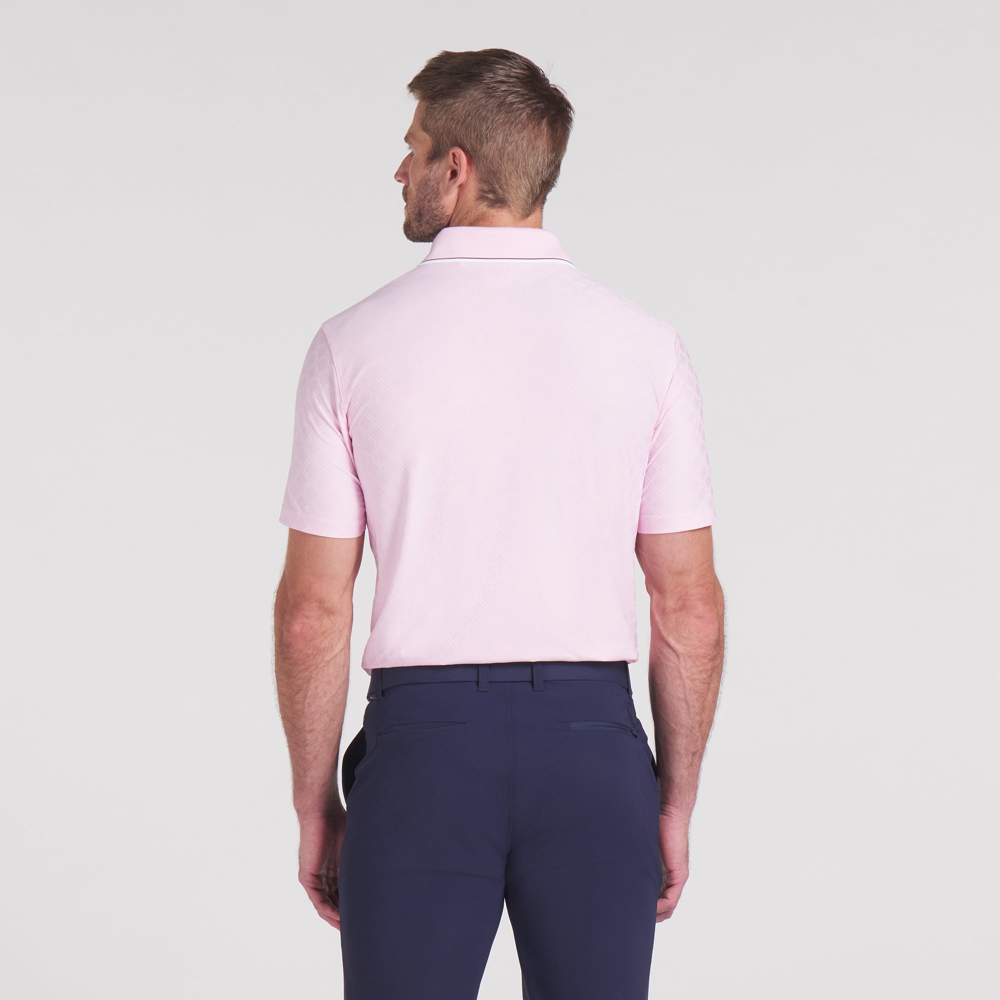 AP Tipped Jacquard Golf Polo 26 AP Tipped Jacquard Golf Polo
