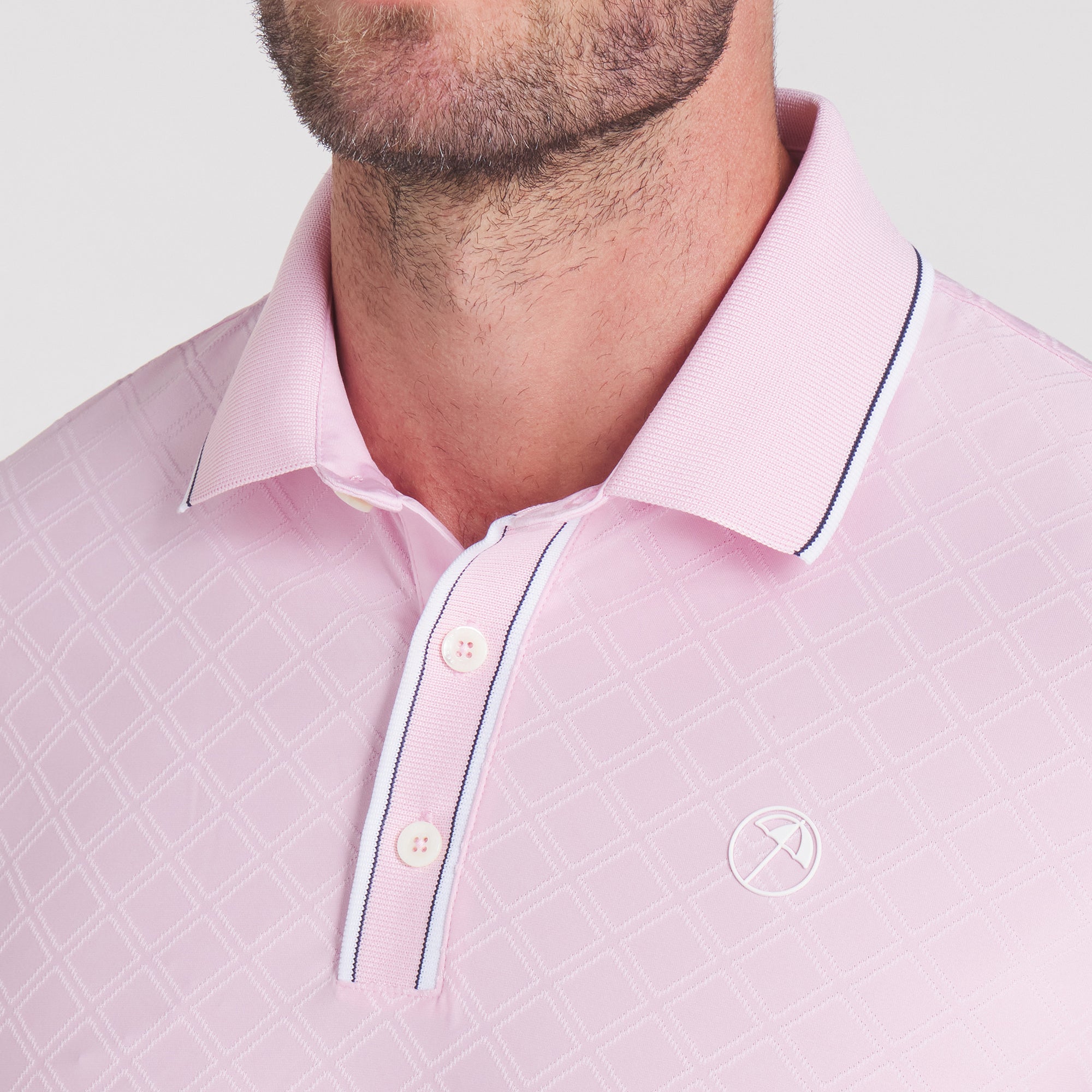 AP Tipped Jacquard Golf Polo 28 AP Tipped Jacquard Golf Polo