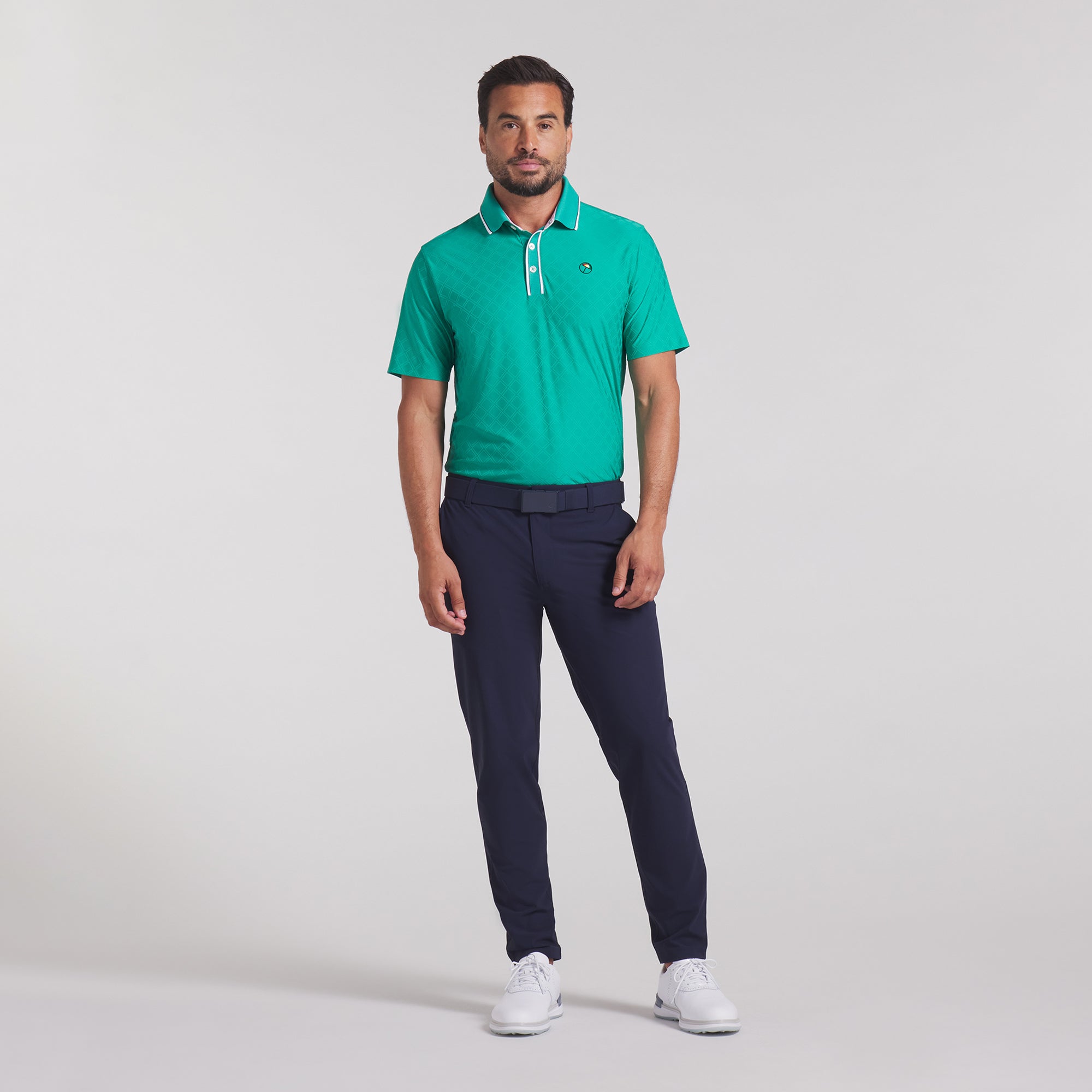 AP Tipped Jacquard Golf Polo 3 AP Tipped Jacquard Golf Polo