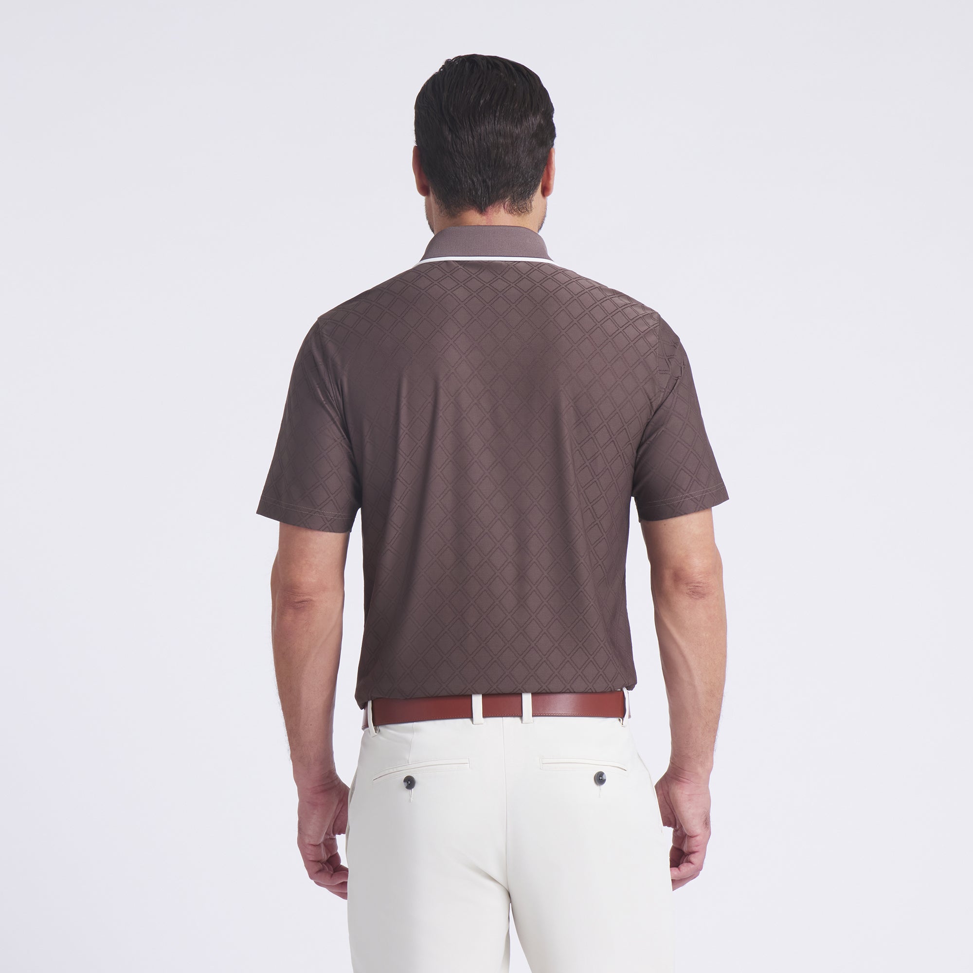 AP Tipped Jacquard Golf Polo 38 AP Tipped Jacquard Golf Polo