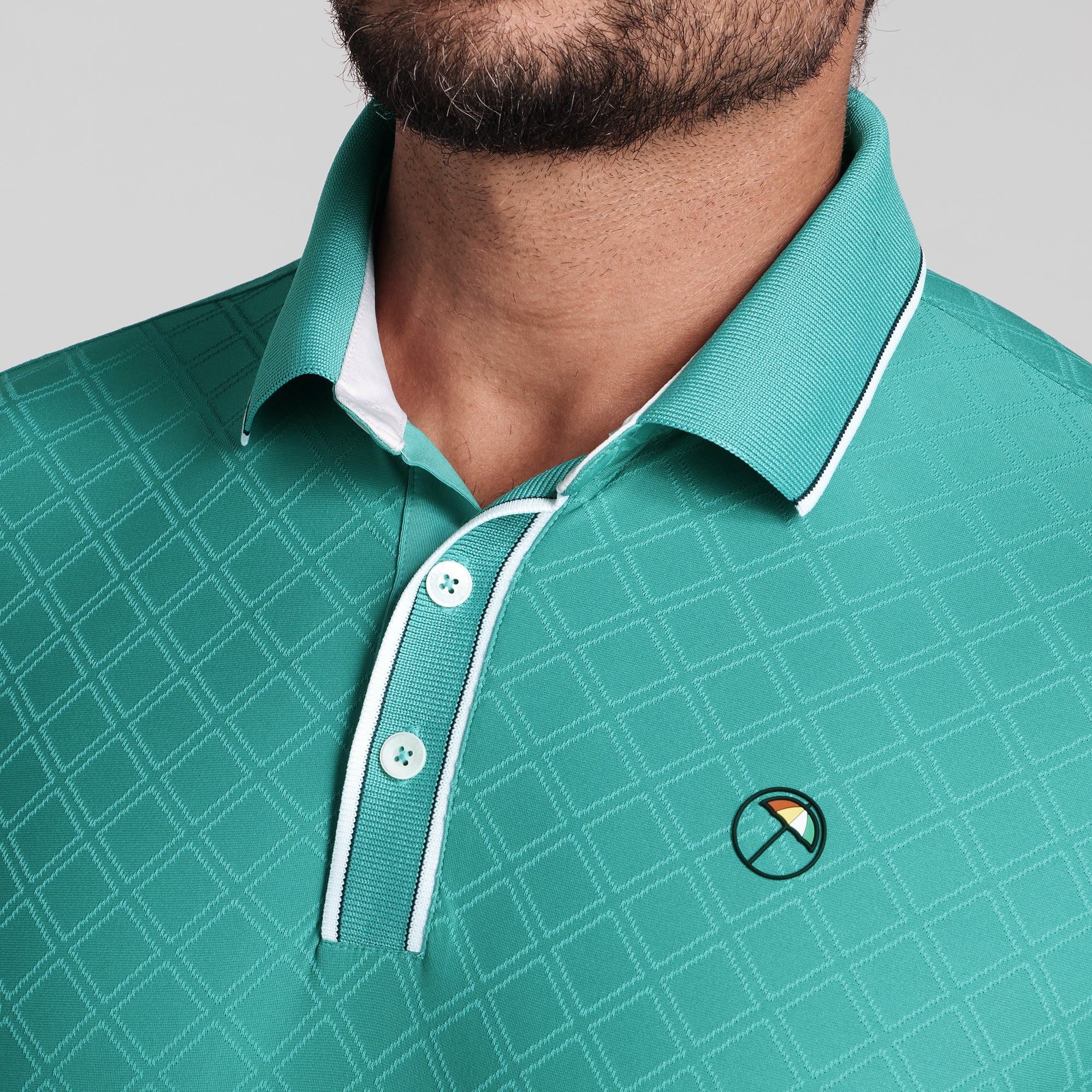 AP Tipped Jacquard Golf Polo 4 AP Tipped Jacquard Golf Polo
