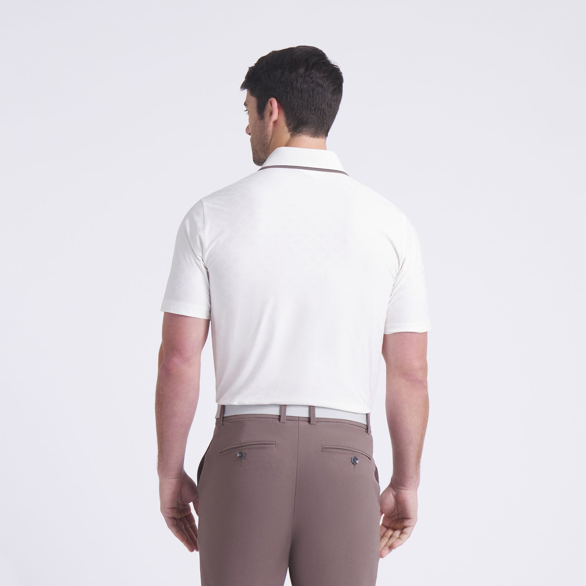 AP Tipped Jacquard Golf Polo 44 AP Tipped Jacquard Golf Polo