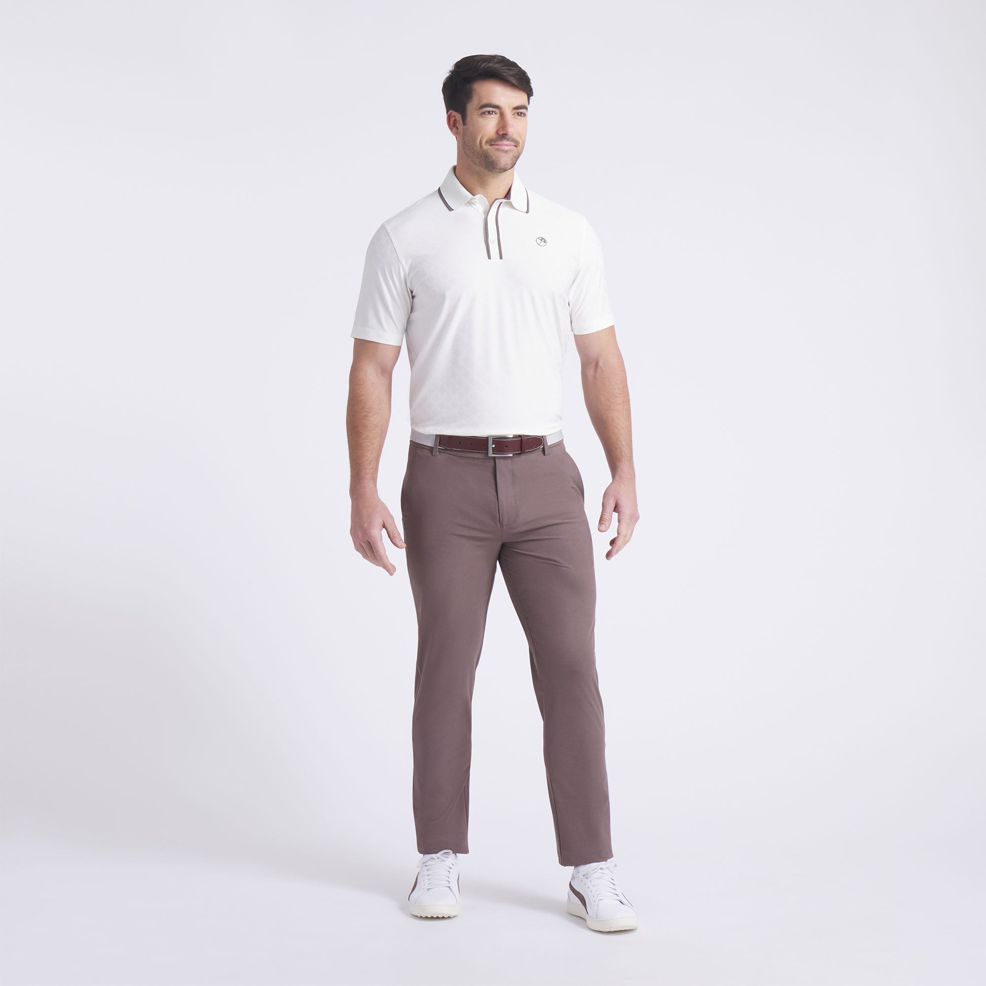 AP Tipped Jacquard Golf Polo 46 AP Tipped Jacquard Golf Polo