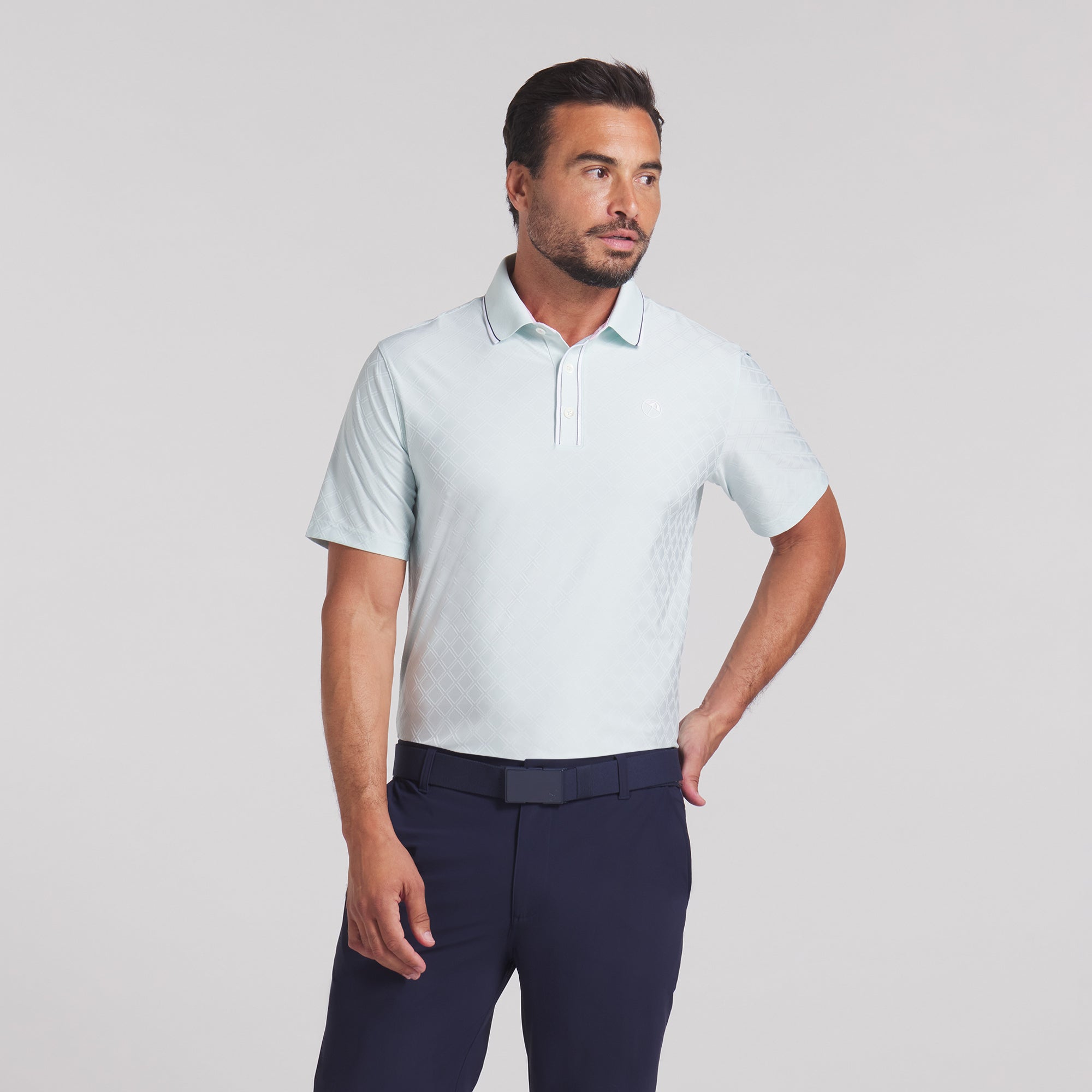 AP Tipped Jacquard Golf Polo 7 AP Tipped Jacquard Golf Polo