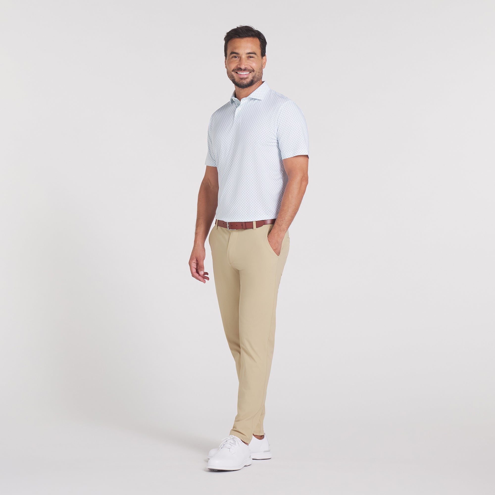 MATTR Micro Floral Golf Polo 15 MATTR Micro Floral Golf Polo