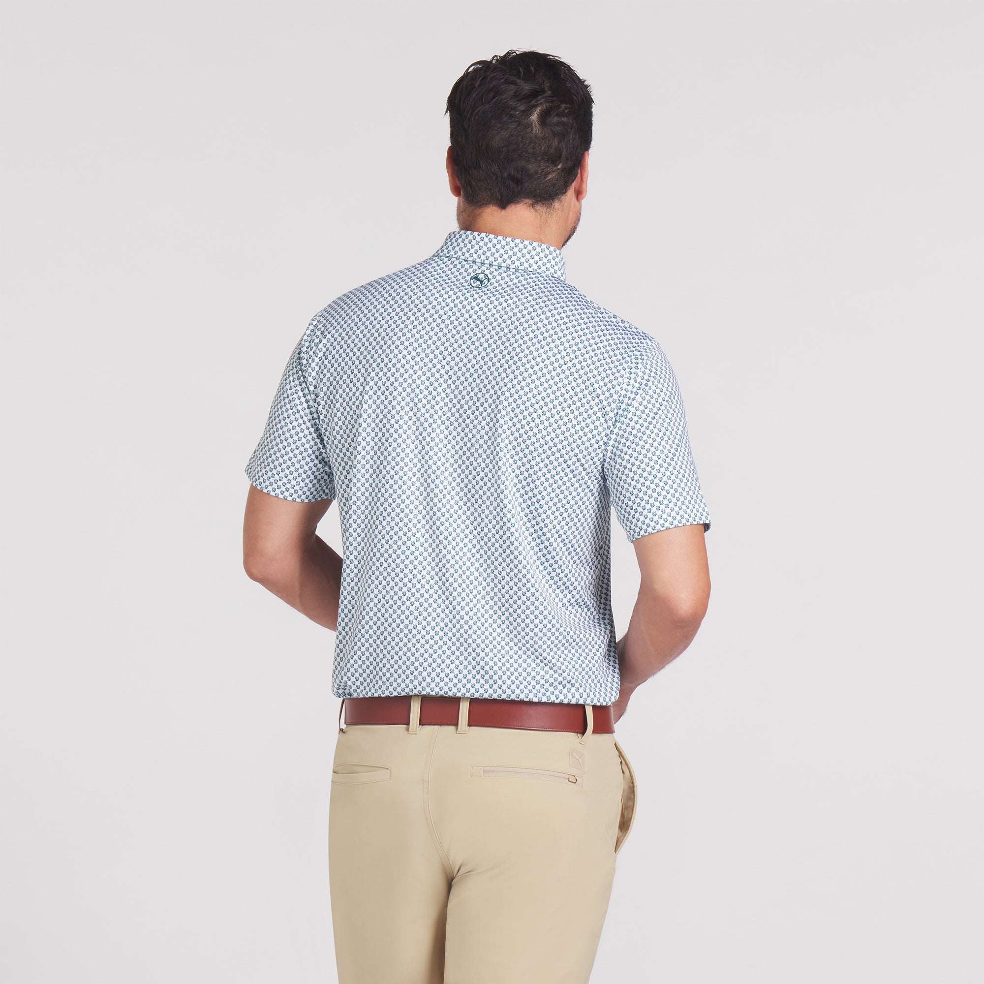 MATTR Micro Floral Golf Polo 2 MATTR Micro Floral Golf Polo