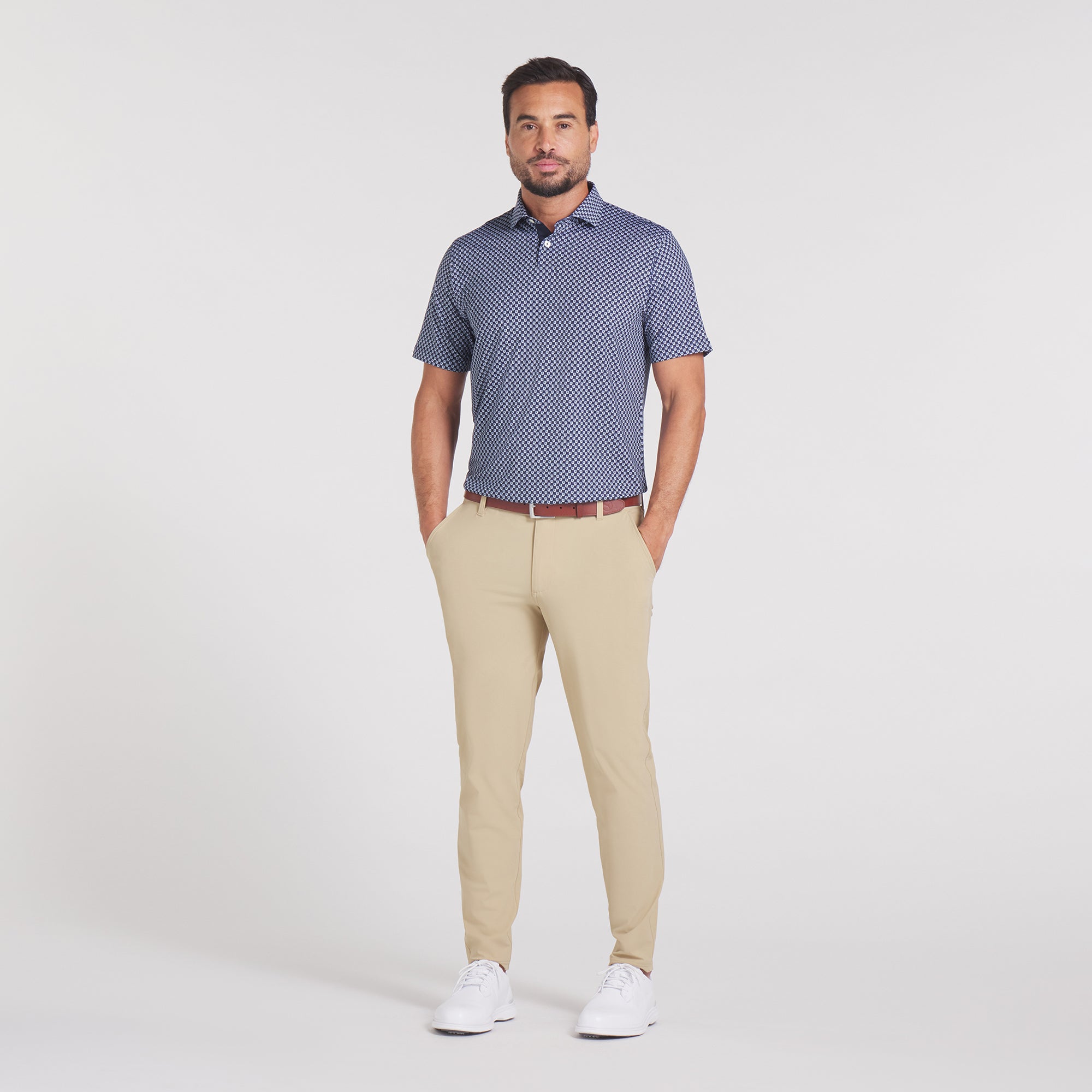 MATTR Micro Floral Golf Polo 21 MATTR Micro Floral Golf Polo