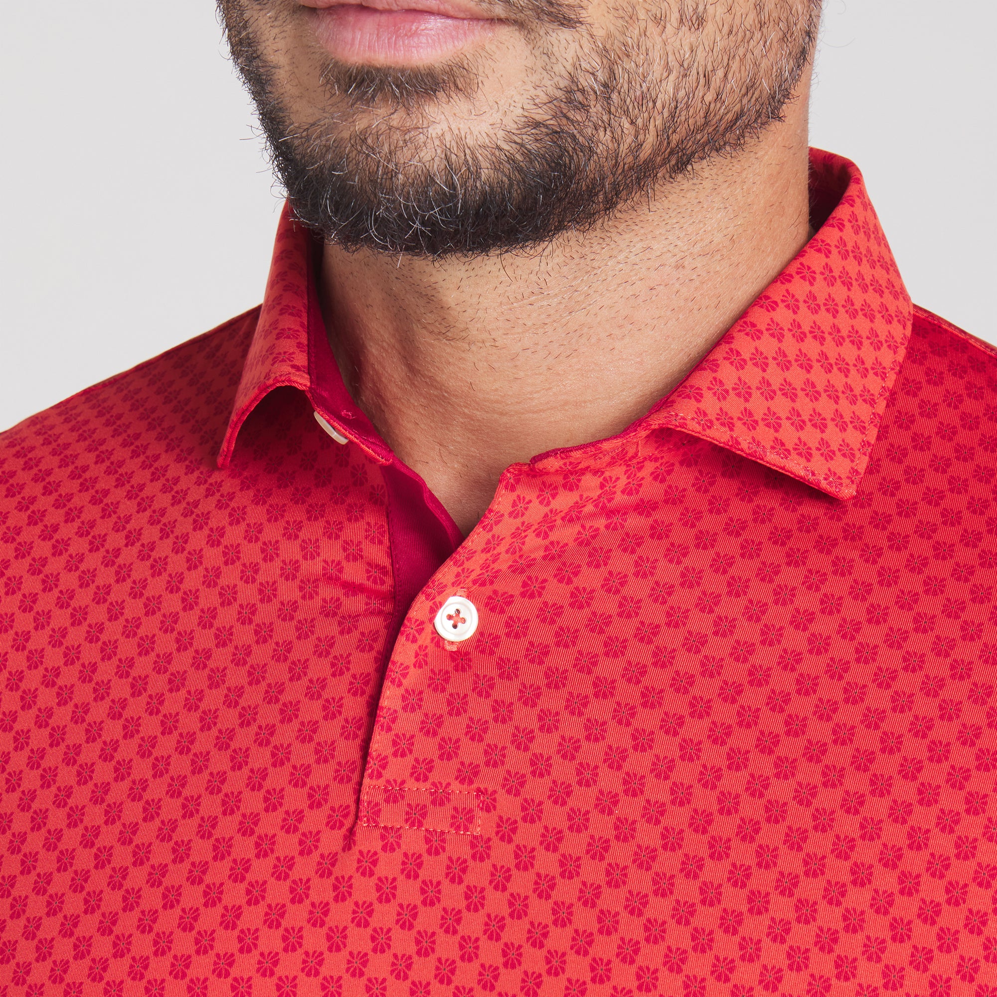 MATTR Micro Floral Golf Polo 28 MATTR Micro Floral Golf Polo